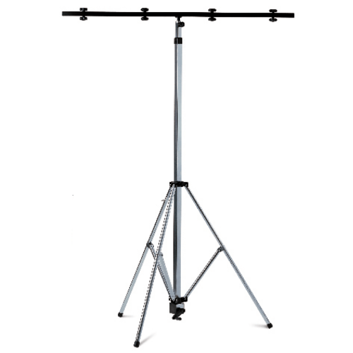 01059 Lighting stand, steel, galvanized with telescopic leg