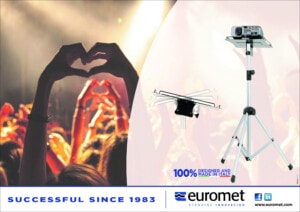 Euromet Universal, floor support for professional projector
