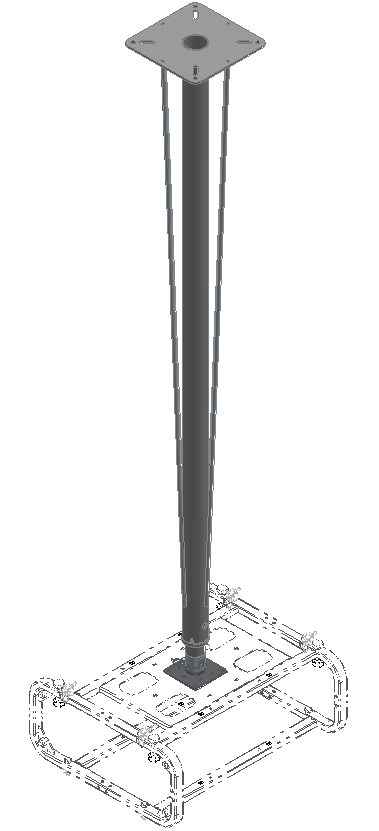 Optional Kalibro, estensione palo telescopico 200-350cm (senza clamps) -  Euromet