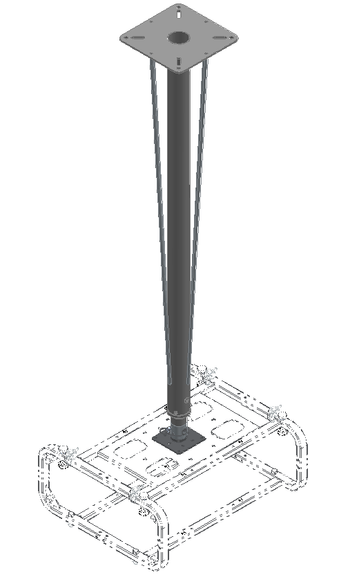 Optional Kalibro: Estensione Palo Telescopico con tiranti 150-250cm (senza  clamps) - Euromet